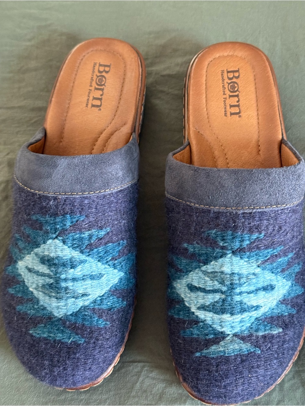 Born Bandy Wool Clogs 9/40.5